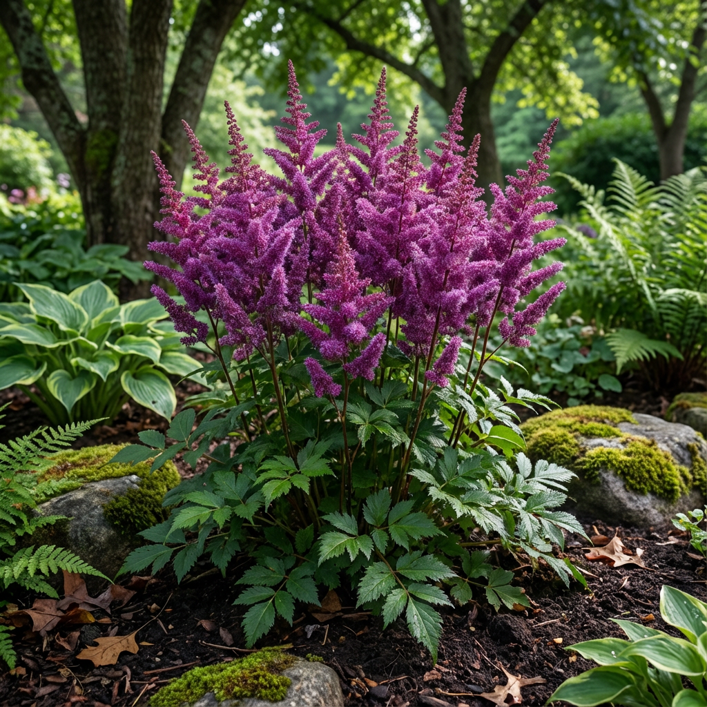 Astilbe lila blühende Samen zum Pflanzen für ein natürliches Blütengefühl im Hausgarten