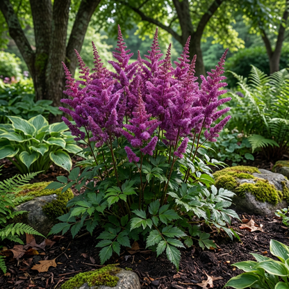 Astilbe lila blühende Samen zum Pflanzen für ein natürliches Blütengefühl im Hausgarten