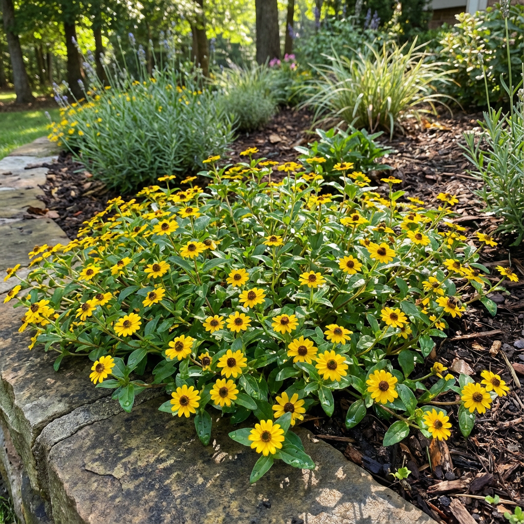 Yellow Sanvitalia Flowering Seeds for Planting Attraction to your Gardening Times
