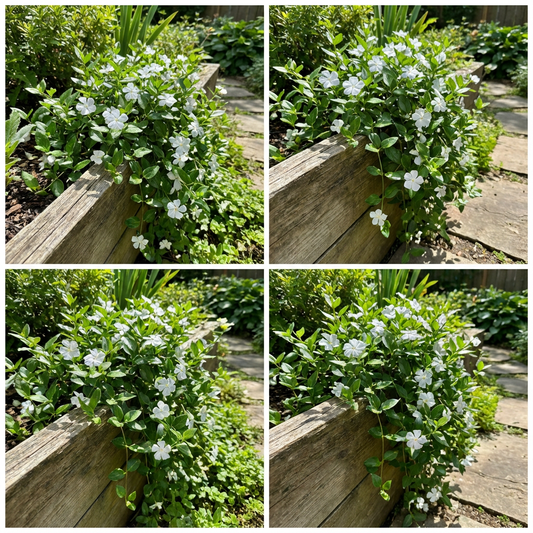 White Cora Cascade Flowering Seeds for Planting