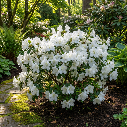 White Azalea Flowering Seeds for Planting Peaceful Blooms