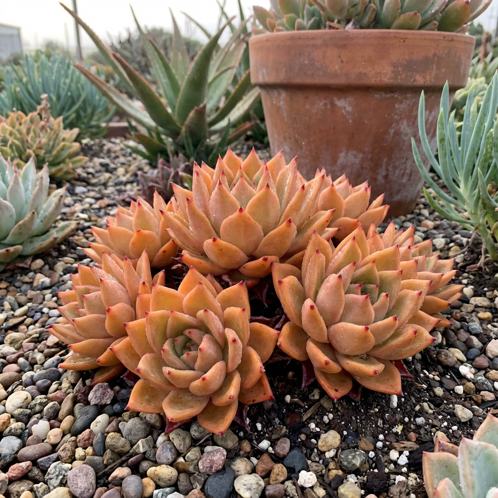Echeveria Succulent Seeds for Planting - Orange Variety