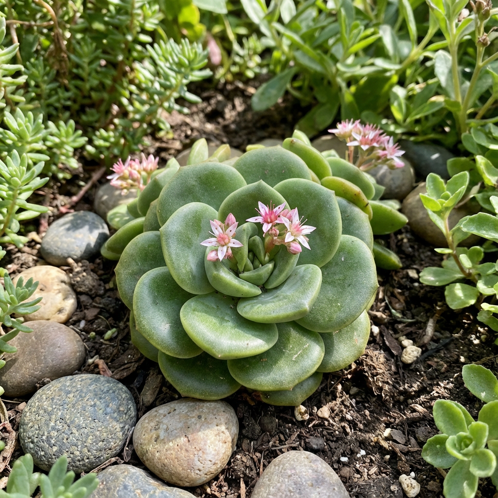 Green Stone Flower Seeds Planting