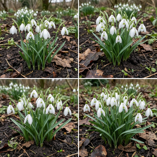 Galanthus Seeds for Planting, Delicate White Flower Blooms