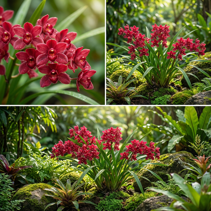 Semi di orchidee farfalla rossa per piantare