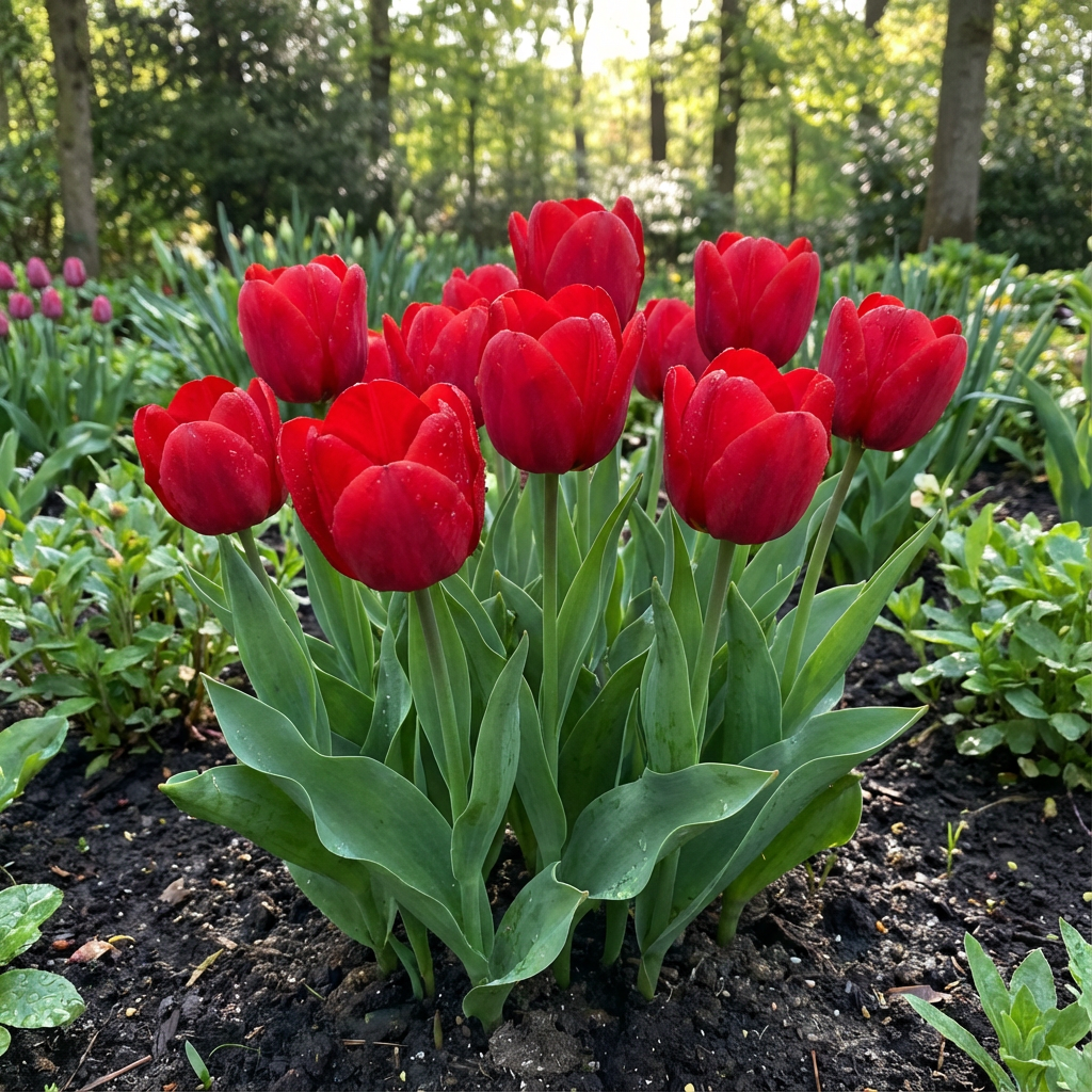 Tulip Red Flower Seeds for Planting - Spring Aroma
