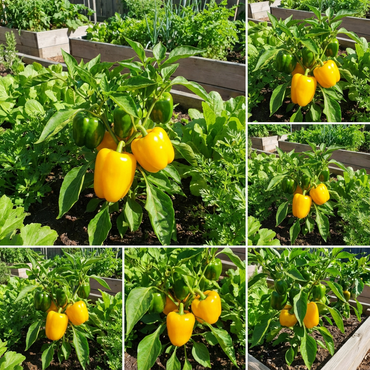 Semi di peperone giallo per piantare