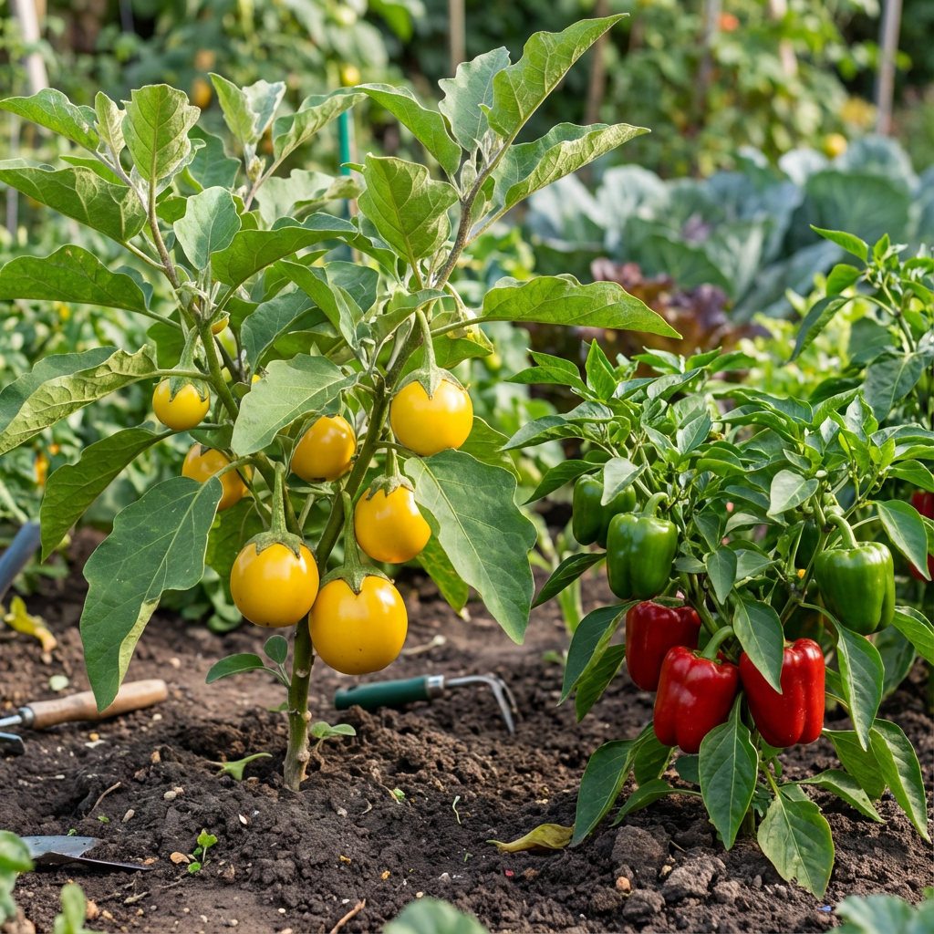 Yellow Aubergine Vegetable Seeds - Perfect for Home Gardening