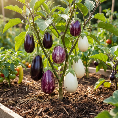 Mixed Eggplant Seeds for Vibrant Vegetable Gardens