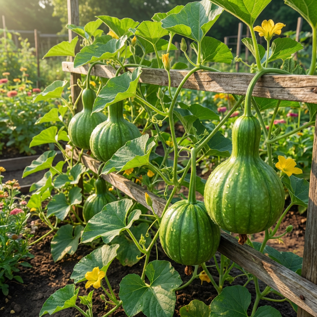 Green Bottle Gourd Vegetable Seeds for Easy Planting