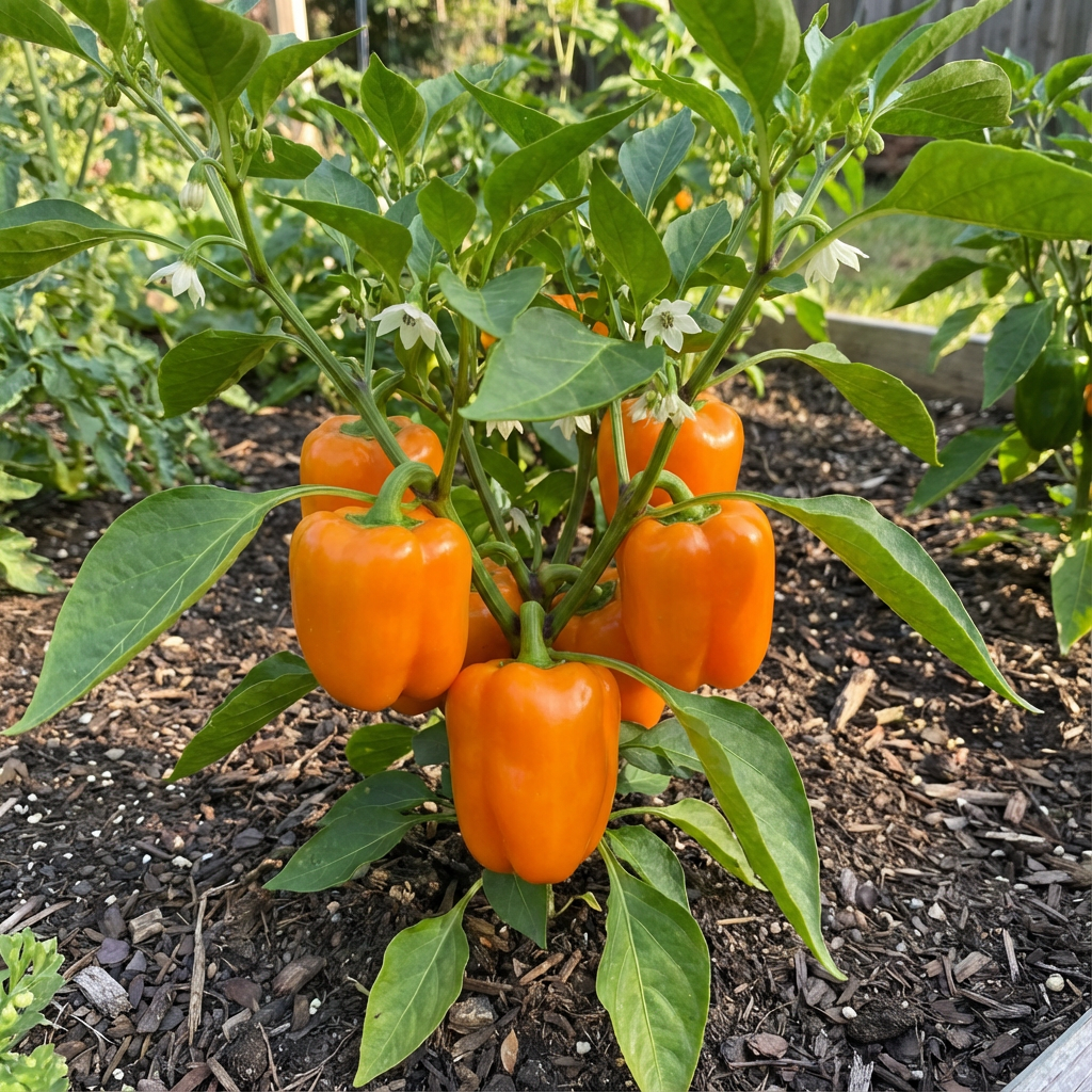 Orange Pepper Seeds for Planting - Grow Vibrant Vegetable Peppers at Home