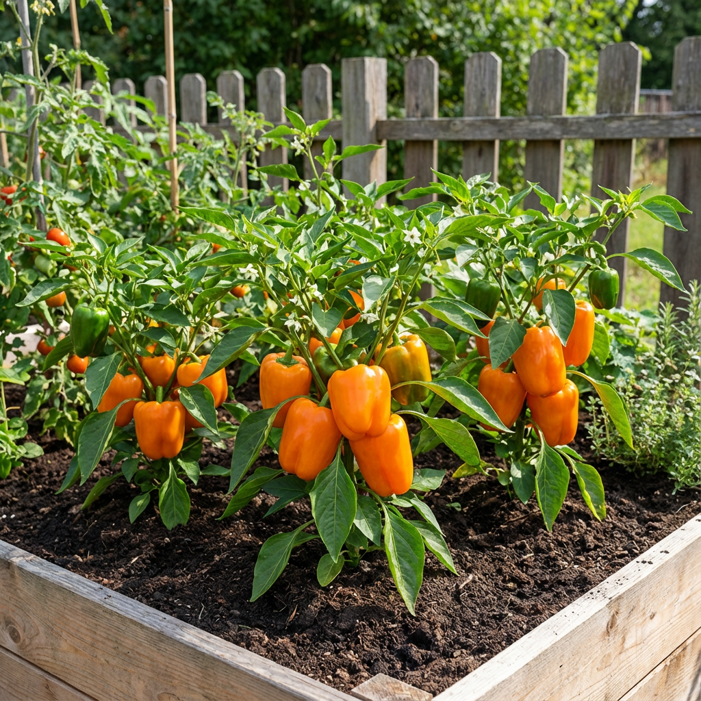 Orange Pepper Seeds for Planting - Grow Vibrant Vegetable Peppers at Home