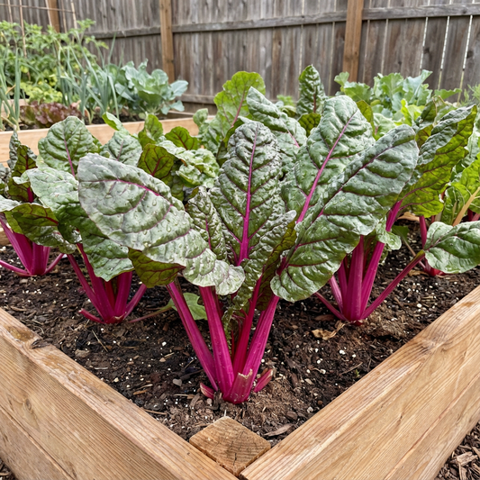 Pink Green Swiss Chard Vegetable Seeds for Garden Planting