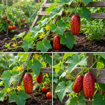 Plant Crisp Red Cucumber Seeds – Organic & Fresh