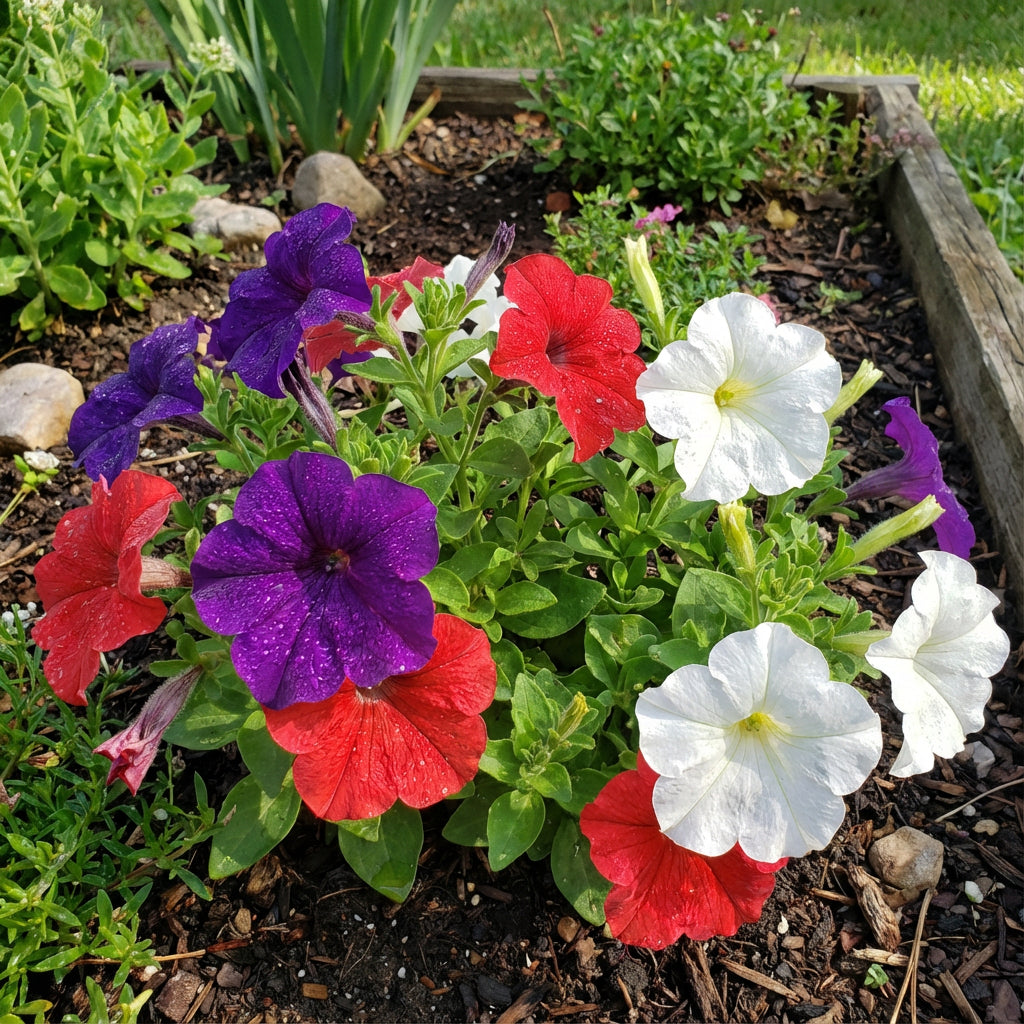 Mixed Petunia Mirage Seeds for Vibrant Spring Planting