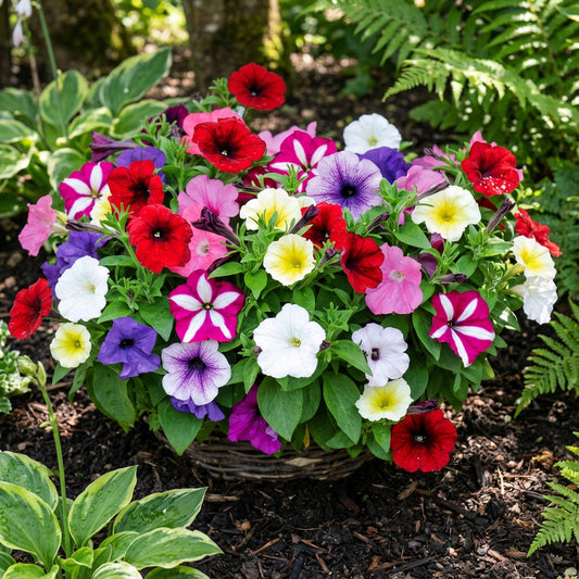 Mixed Petunia Mirage Seeds for Vibrant Spring Planting