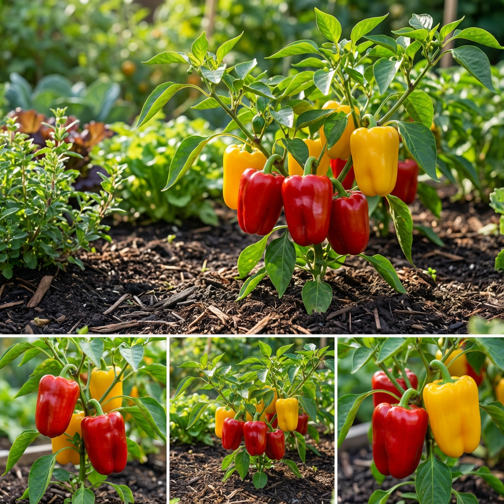 Sweet Crunch Bell Pepper Seeds For Planting Organic Garden Seeds – Pure ...
