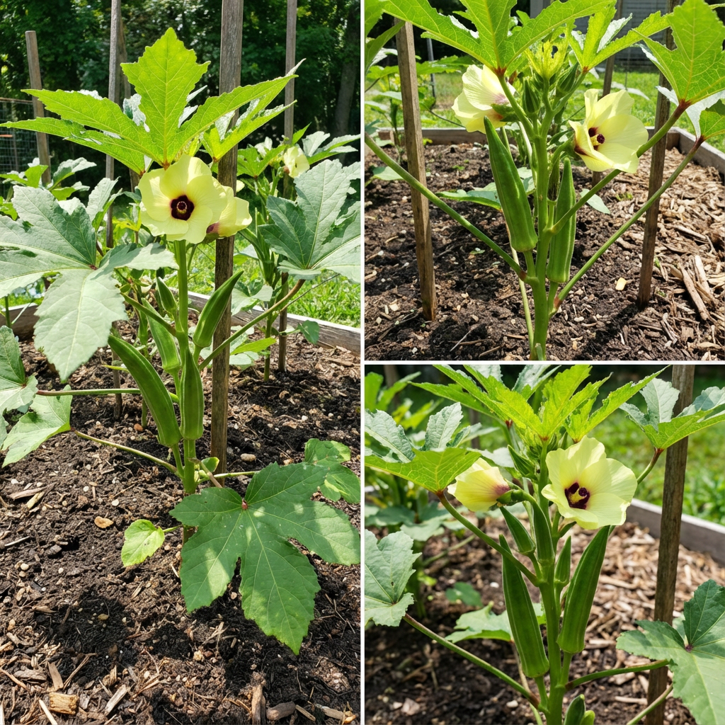 Premium Okra Vegetable Seeds for Home Planting - Perfect for Southern Cuisine