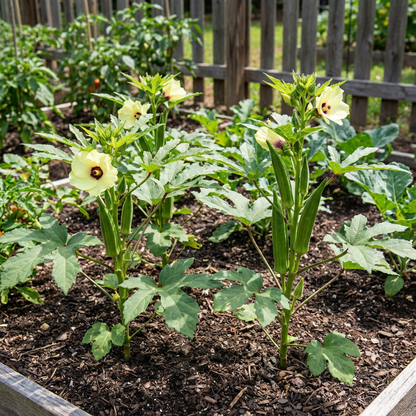 Premium Okra Vegetable Seeds for Home Planting - Perfect for Southern Cuisine