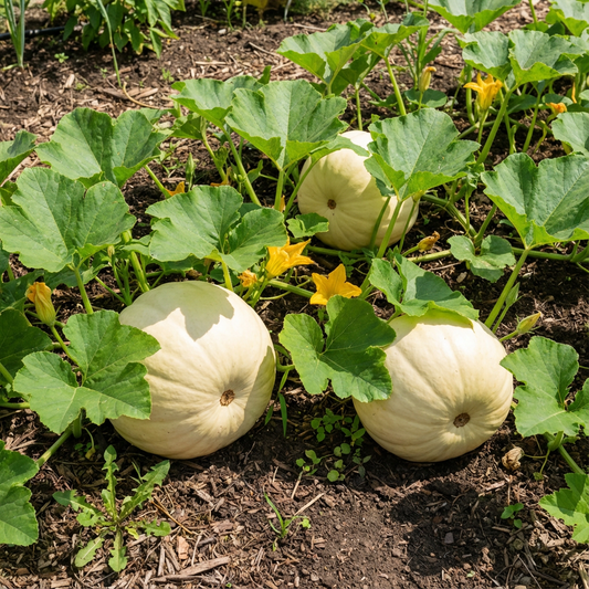 Valencia White Pumpkin Planting Seeds for Unique Gourds