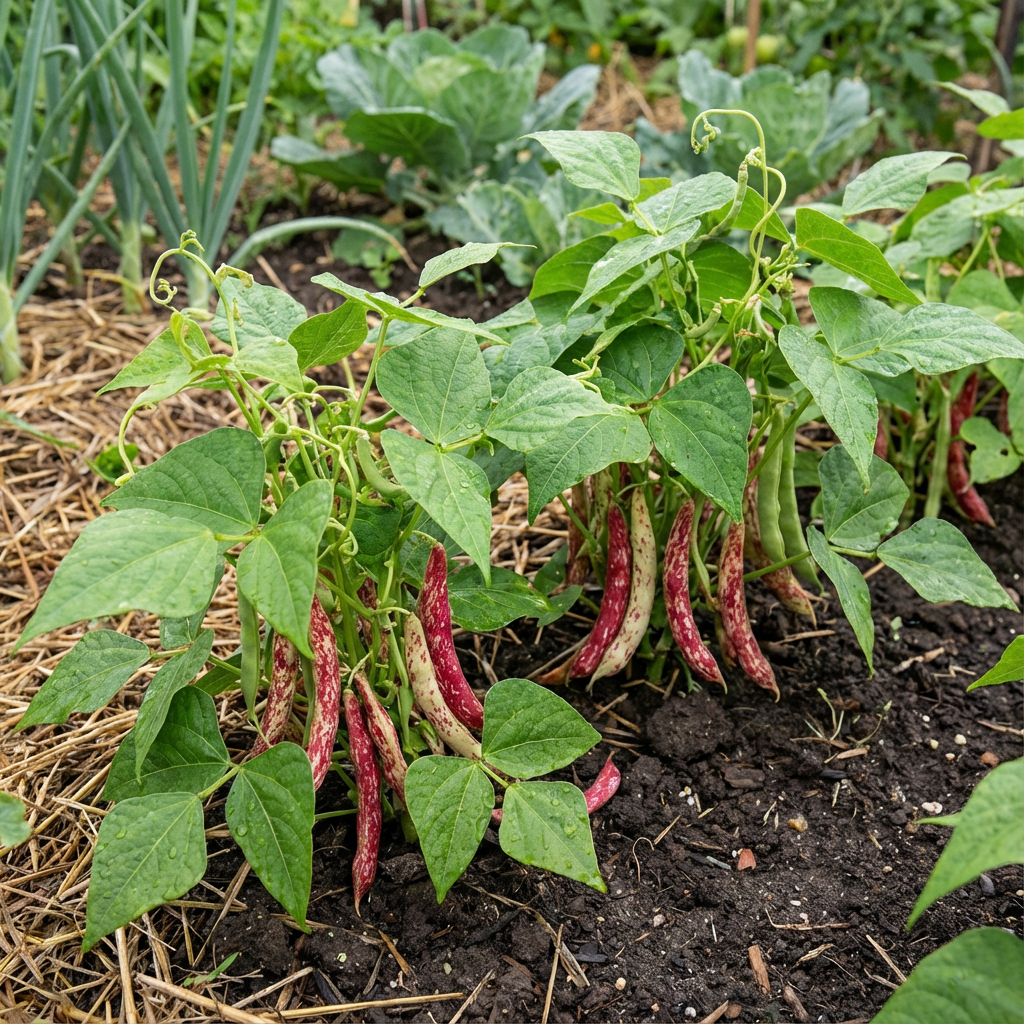 Planting Dominican Red Speckled Kidney Beans Seeds