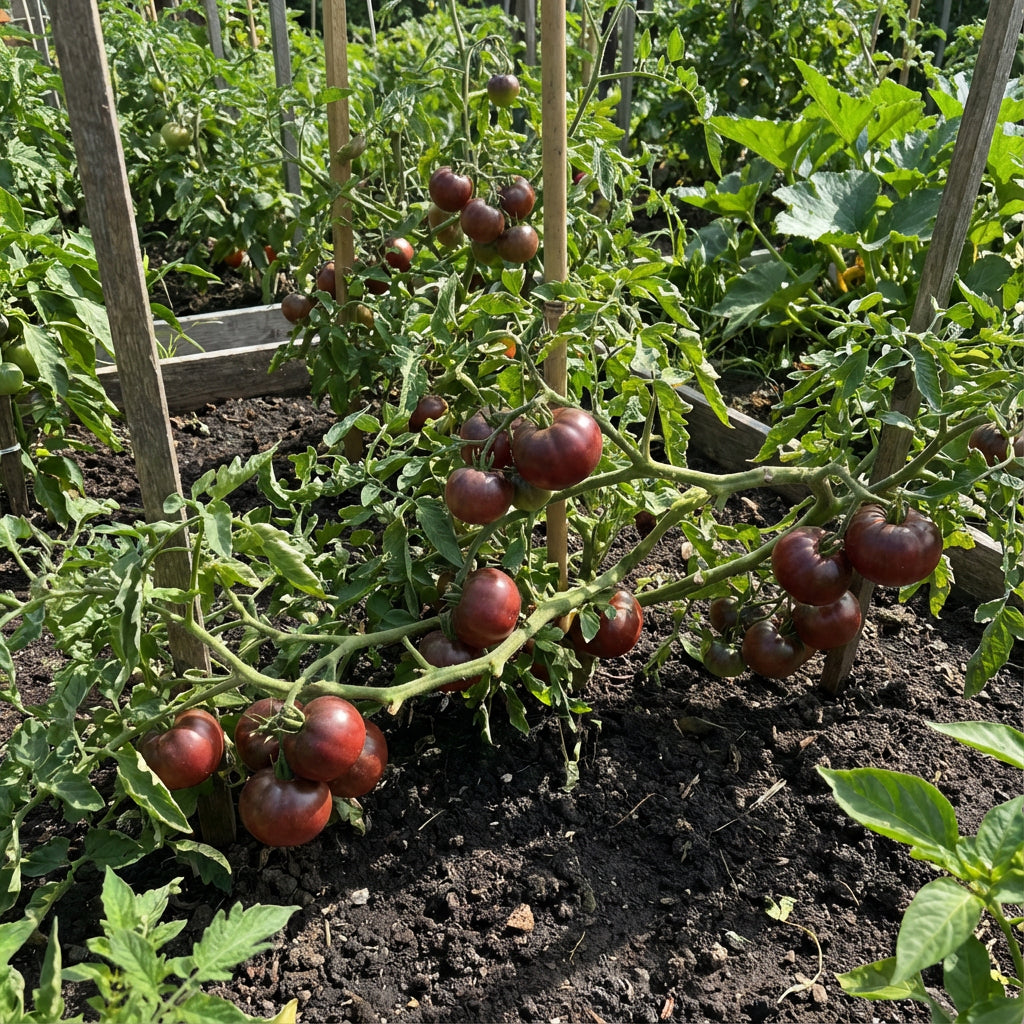 Maroon Tomato Planting Seeds for Home Gardens