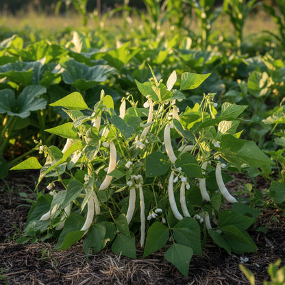 White Bush Bean Seeds for Home Planting