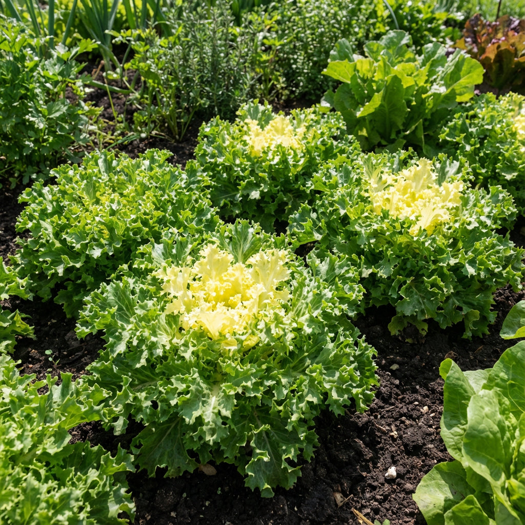 Green Yellow Endive Seeds for Planting Vegetable Garden Starter