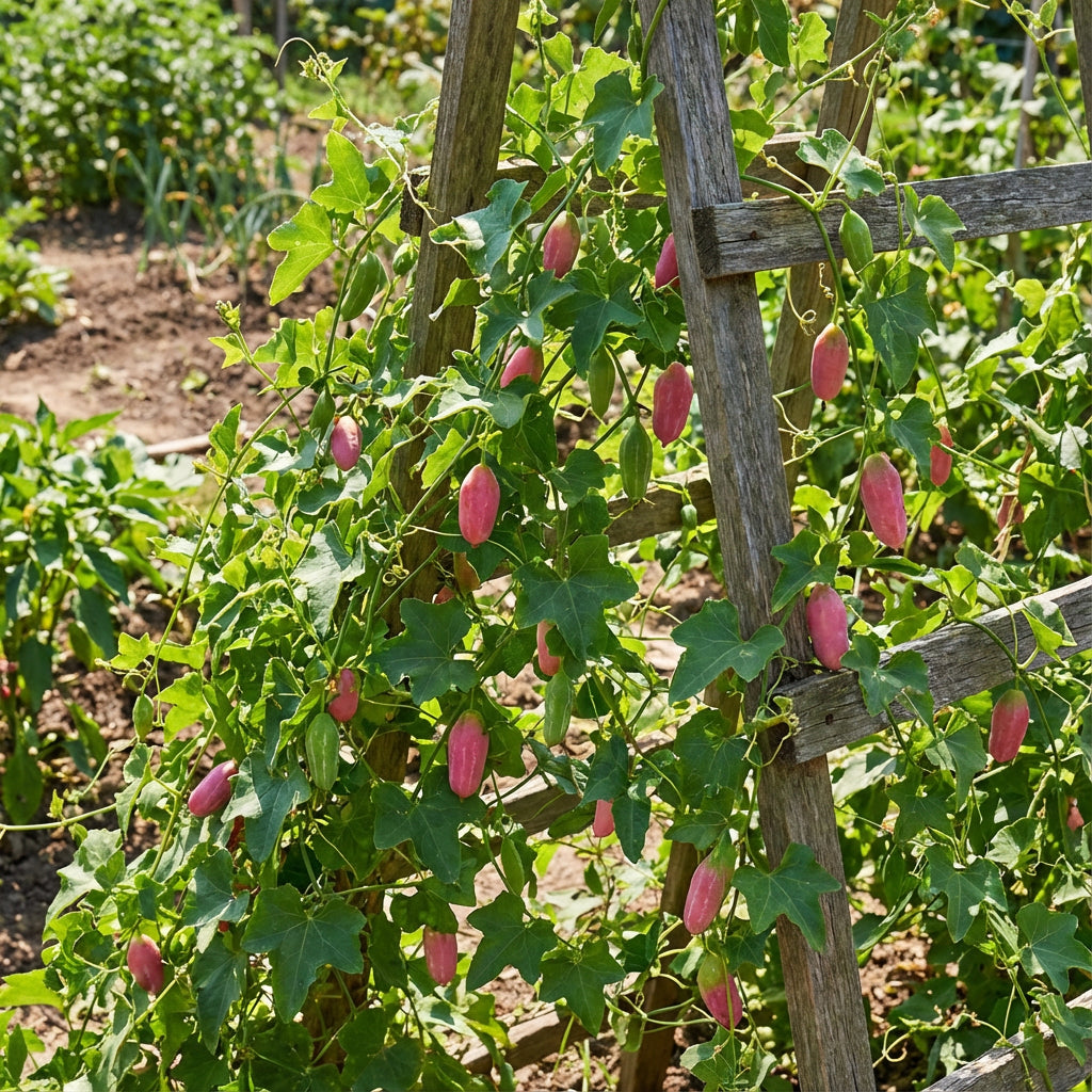 Pink Ivy Gourd Vegetable Seeds for Easy Planting