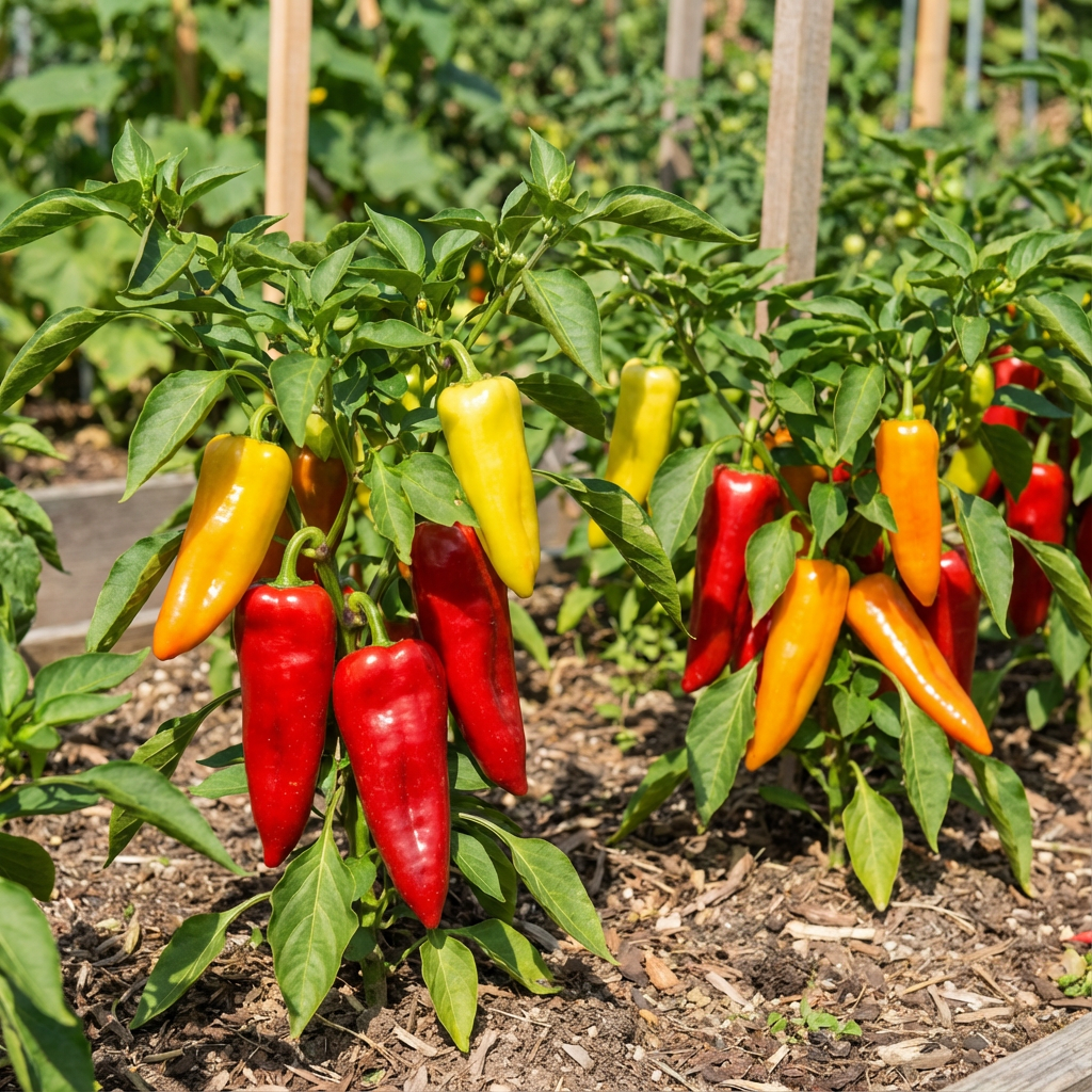 Premium Quality Sweet Romano Capsicum Seeds for Planting | Ideal for Home Gardening and Vegetable Beds