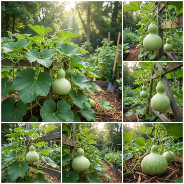 Kettle Gourd Seeds for Planting Large Fruits