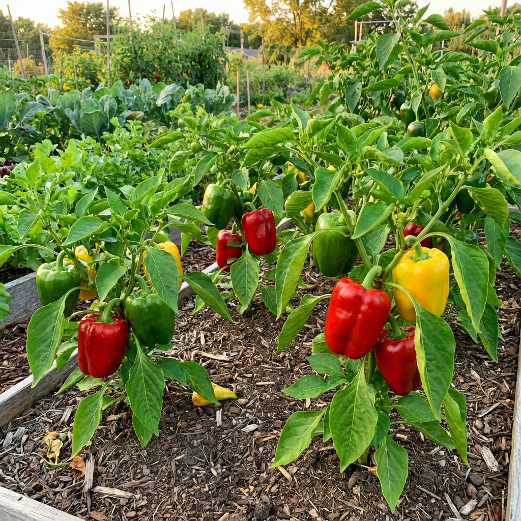 Crunchy Bell Pepper Vegetable Seeds for Planting