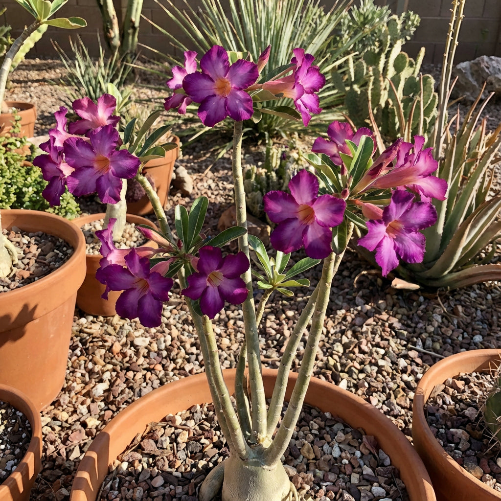 Purple Adenium Obesum Seeds Collection for Easy Planting