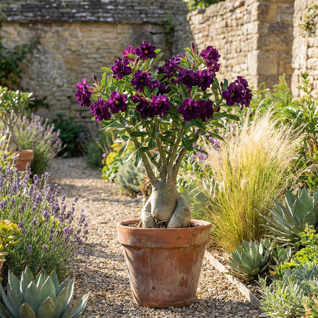 Purple Adenium Obesum Seeds Collection for Easy Planting