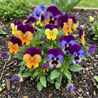 Swiss Mixed Pansy Flower Seeds Collection for Planting