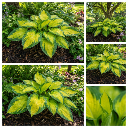 Hosta-Samen zum Pflanzen – Erbstück, Nicht-GVO, Mehrjährige Schattenpflanze, Hosta-Arten Laubsorten