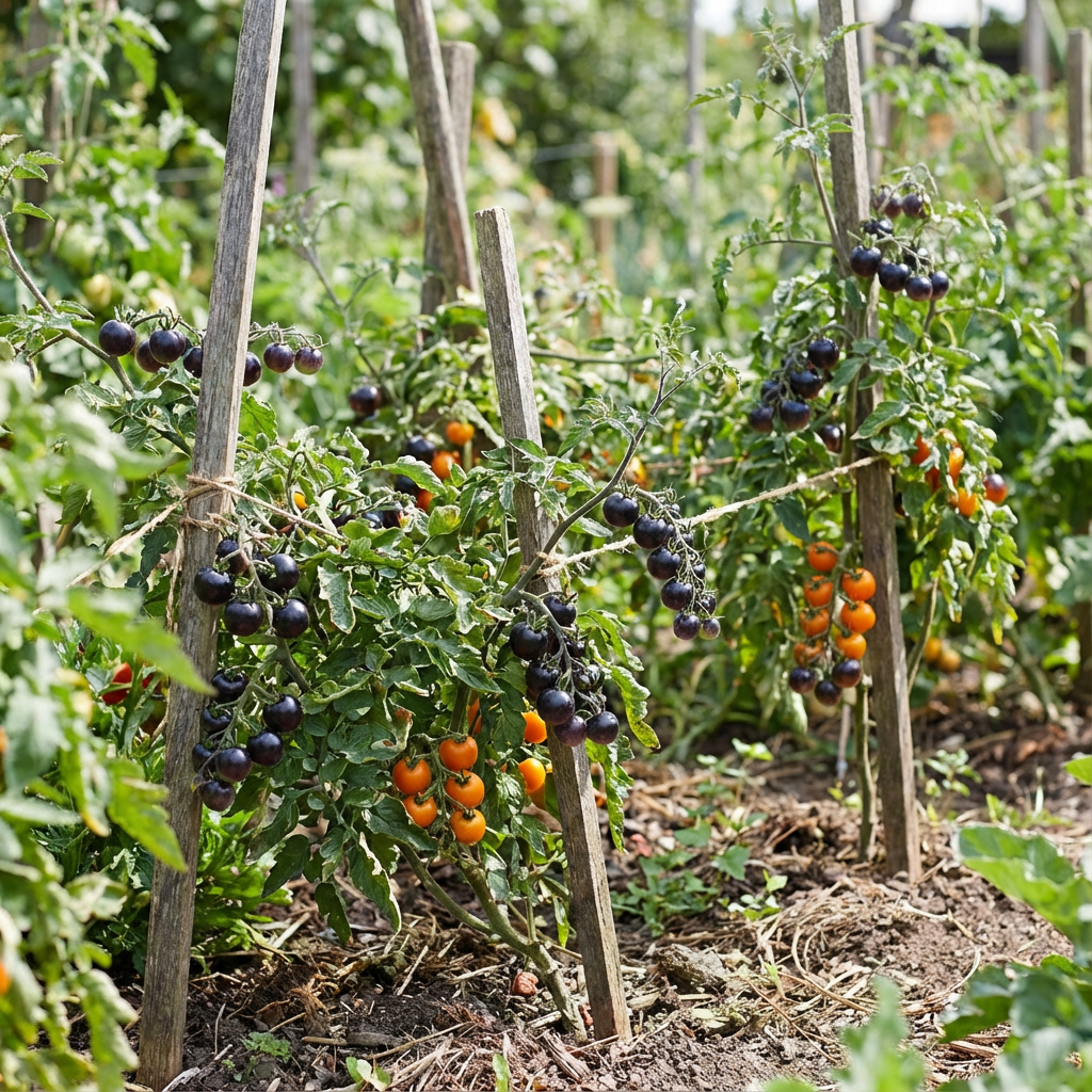 Black and Orange Tomato Seeds for Planting