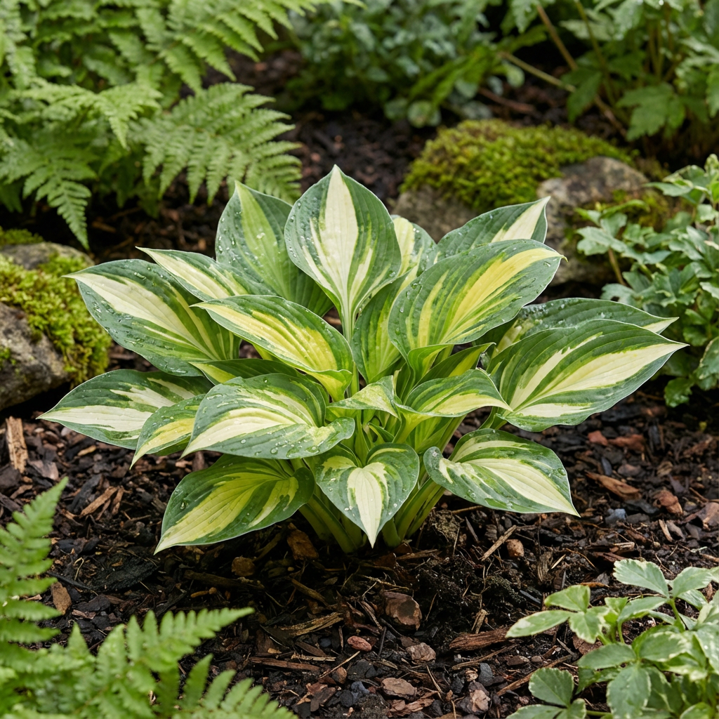 Hosta-Samen zum Pflanzen – Erbstück, Nicht-GVO, Mehrjährige Schattenpflanze, Hosta-Arten Laubsorten