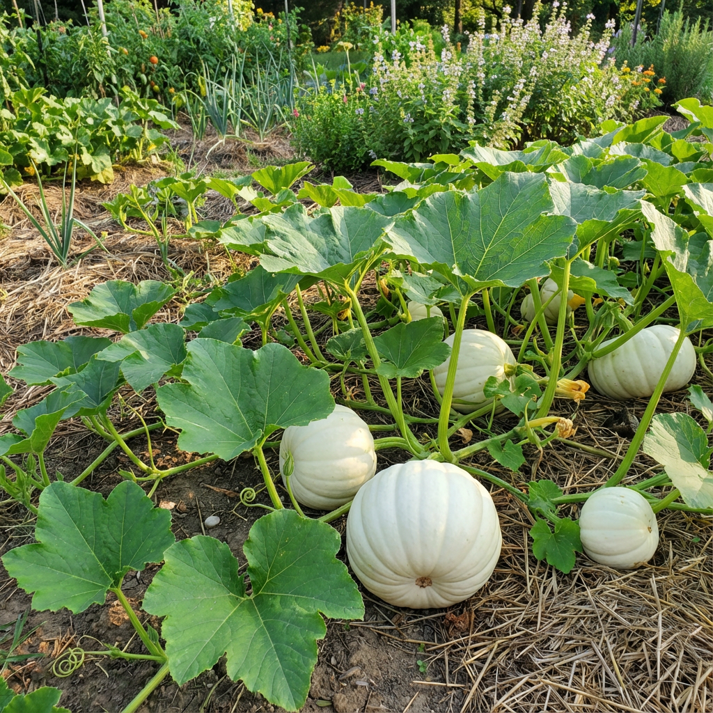 White Pumpkin Vegetable Seeds for Planting