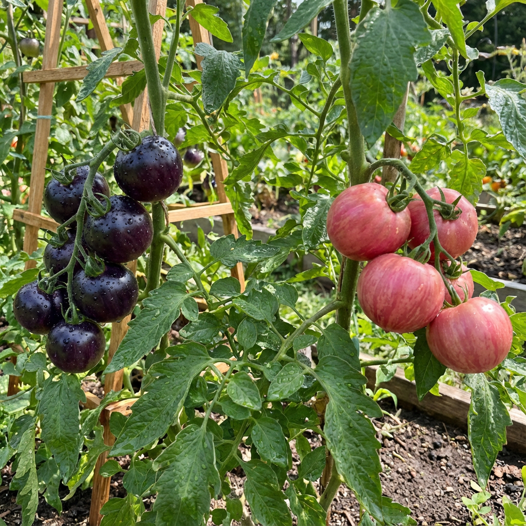 Black and Pink Tomato Seeds for Planting