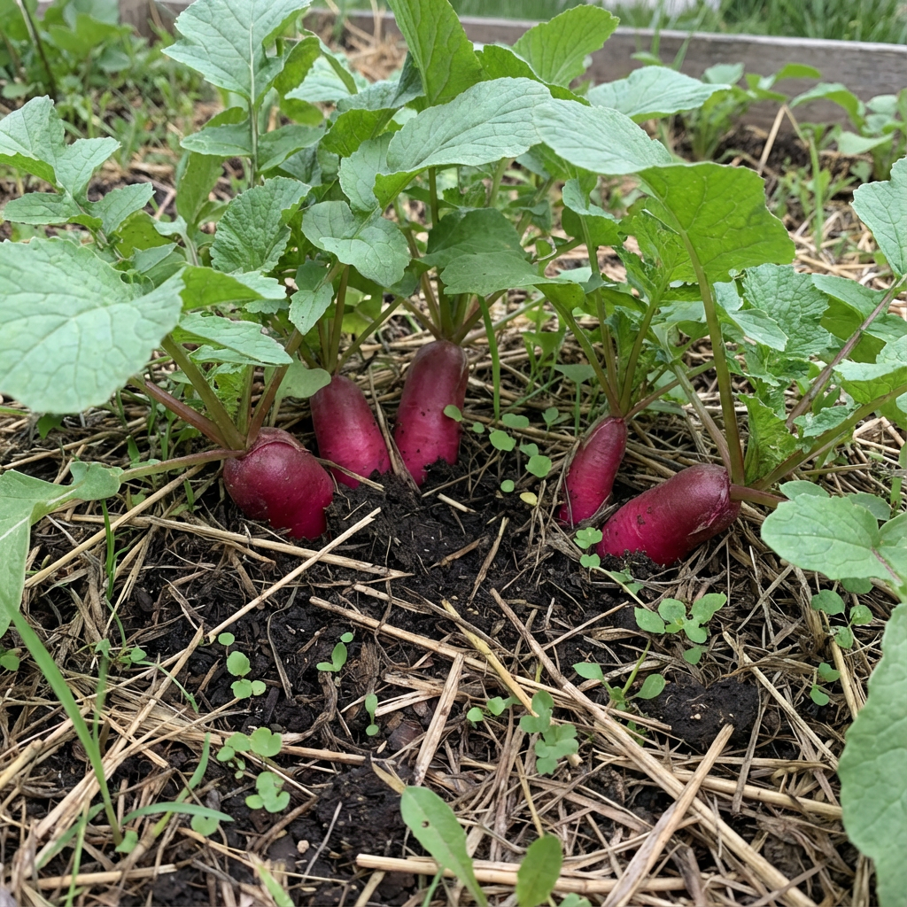 Dark Pink Radish Seeds for Planting - Vibrant Vegetable Variety