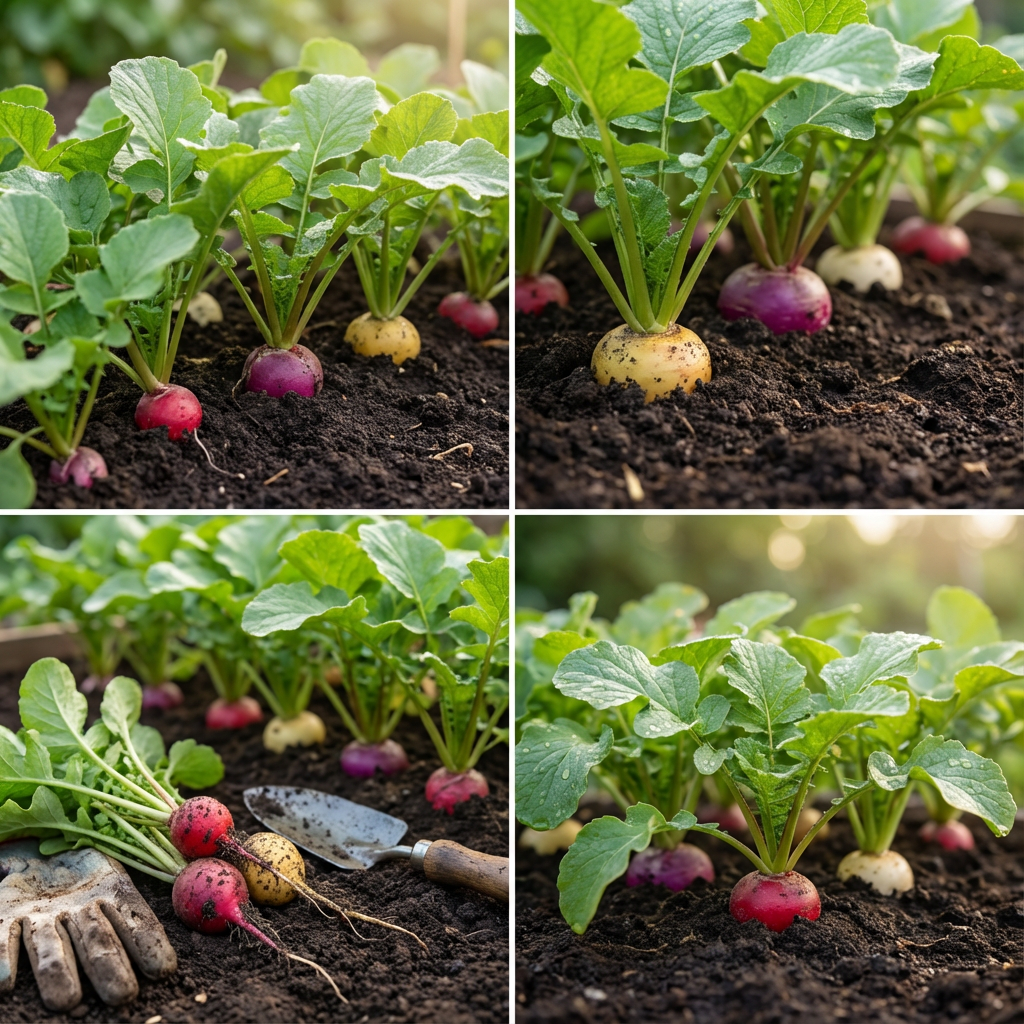 Planting Rainbow Radish Seeds