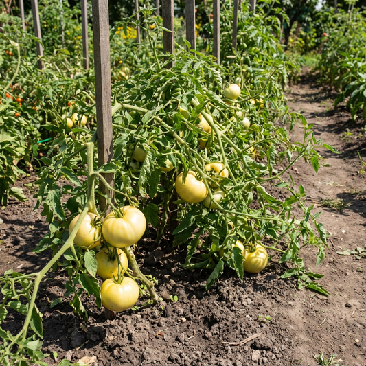 Light Yellow Giant Tomato Seeds - Ideal for Home Planting