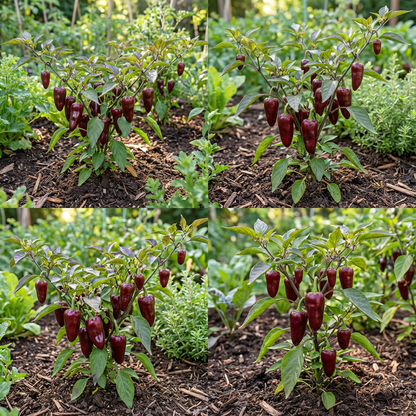 Chili Brazilian Maroon Seeds for Vibrant Gardens - Ideal for Planting