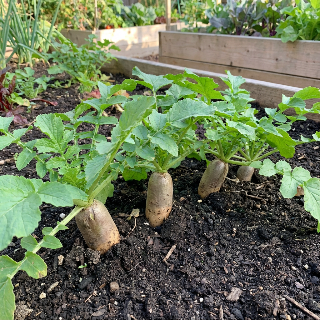 Plant Grey Radish Vegetable Seeds for Lush and Colorful Gardens