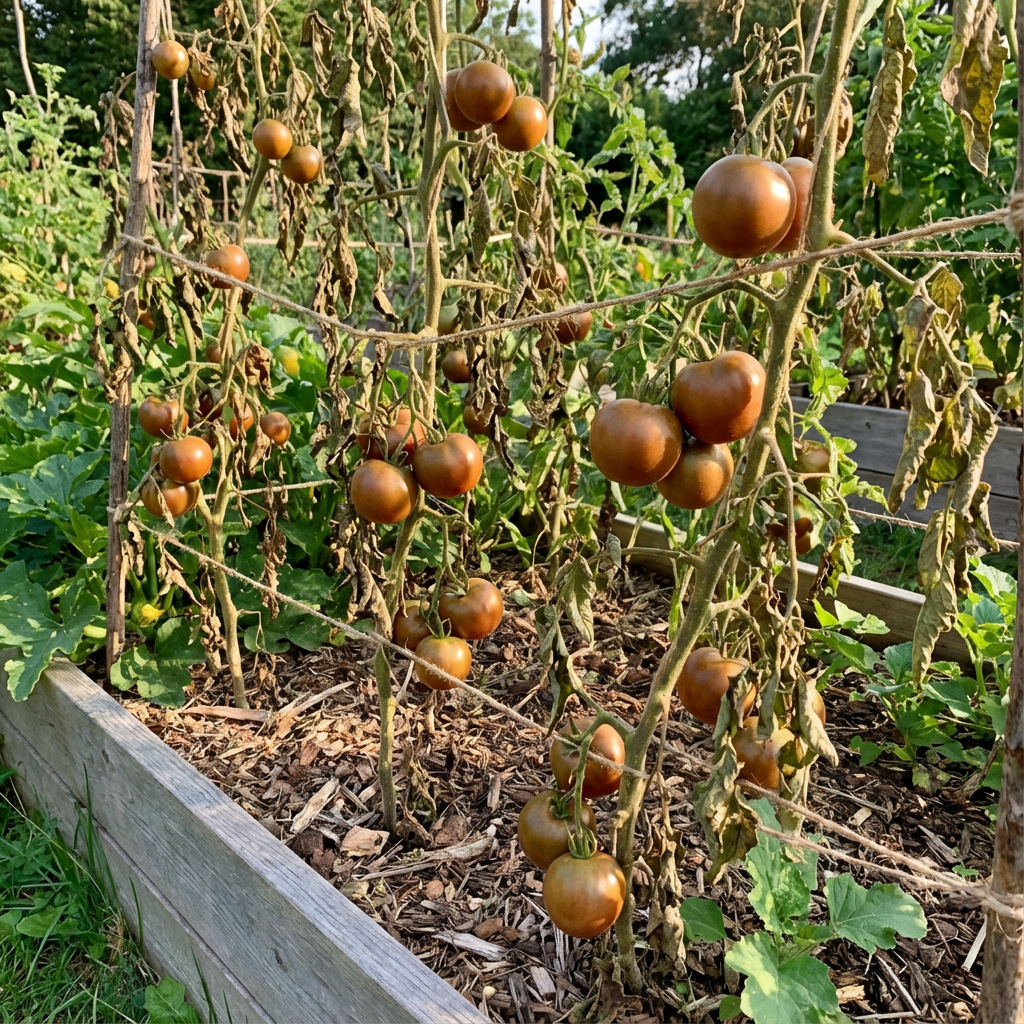 Nutritious Brown Tomato Seeds for Exotic Planting Displays