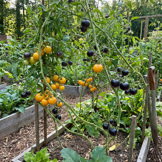 Tomato Vegetable Seeds for Planting Yellow and Black - Enjoy Vibrant Yellow and Black Tomatoes in Your Garden - Seed Included