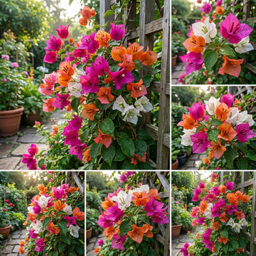 Mixed Bougainvillea Flower Planting Seeds for Vibrant Gardens - Colorful Floral Seeds for Outdoor Planting