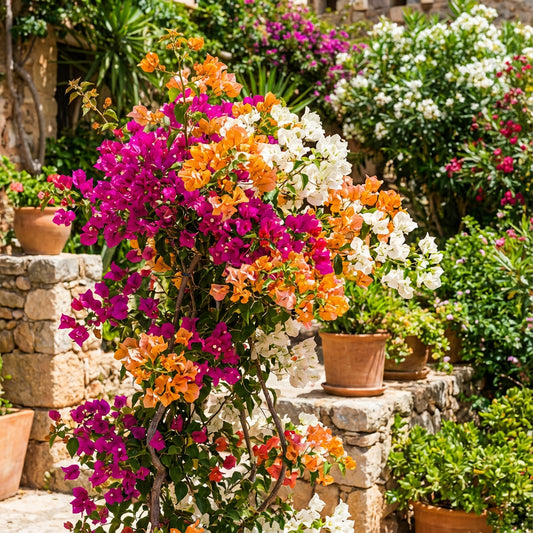 Mixed Bougainvillea Flower Planting Seeds for Vibrant Gardens - Colorful Floral Seeds for Outdoor Planting