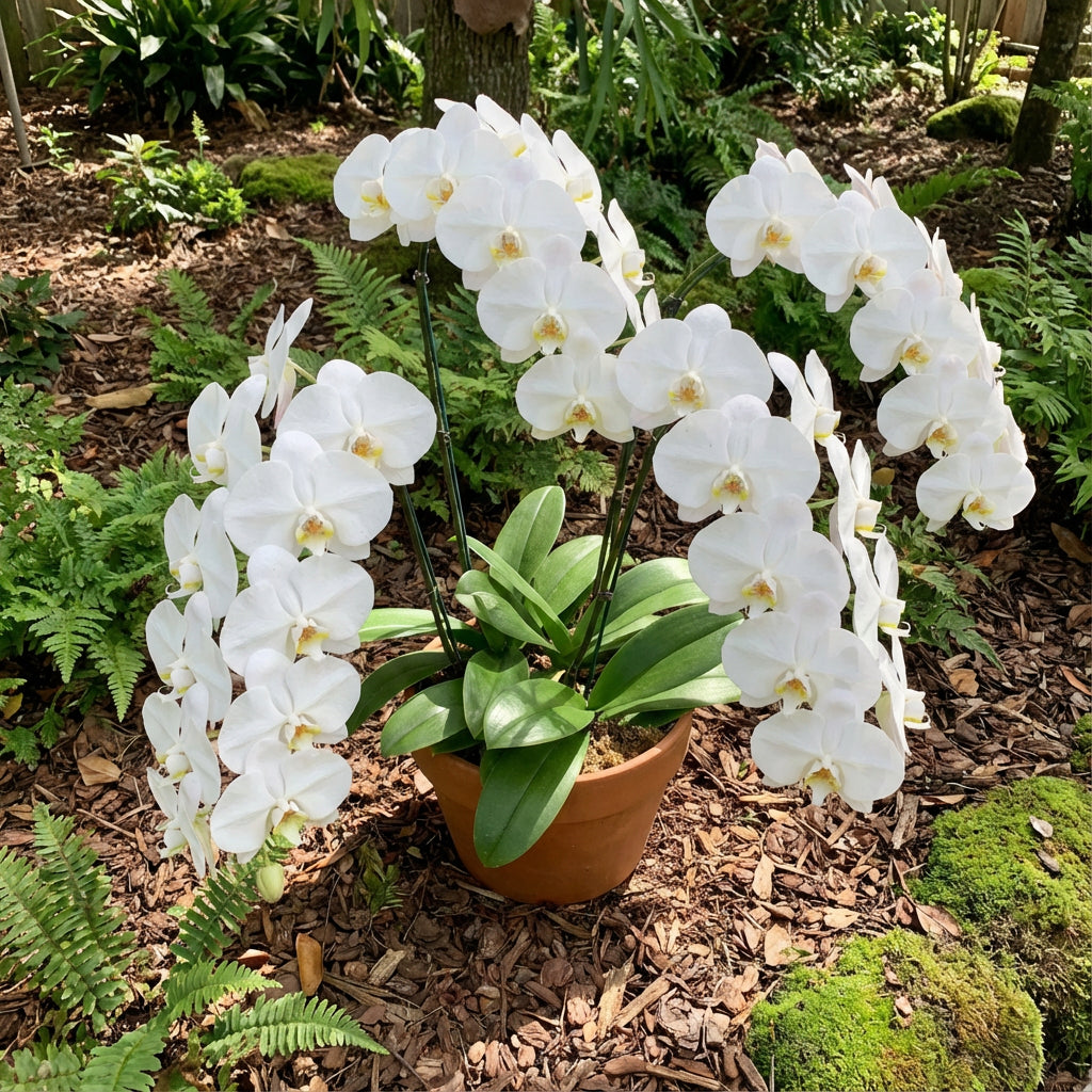 White Orchid Planting Seeds  Perfect for Serene White Blooms in Home Gardens